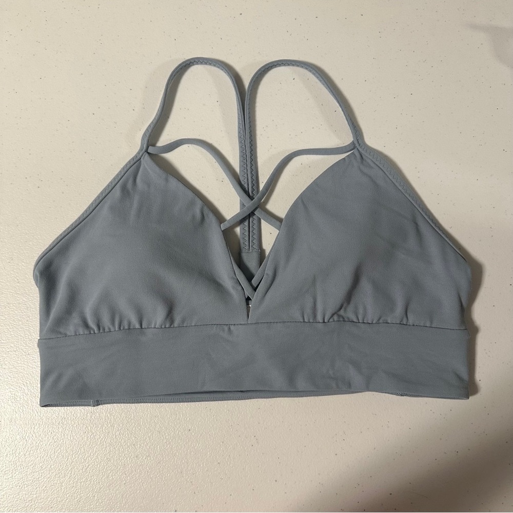 lululemon athletica Gray Strappy Sports Bra